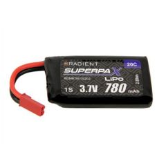 Radient LiPo 1S 780mAh 3.7V 20C JST (Shadow old part number AZSQ1805)