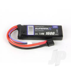 LiPo 2S 1600mAh 7.4V 25C HCT