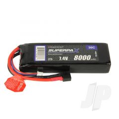 LiPo 2S 8000mAh 7.4V 30C HCT