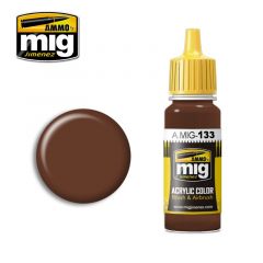 Ammo Mig Jimenez Acrylic 17ml Paint RED LEATHER