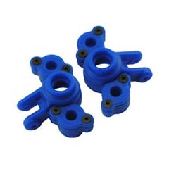 RPM AXLE CARRIERS FOR TRAXXAS 1/16 MINI E-REVO/SLASH BLUE