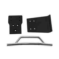 RPM FRONT BUMPER & SKID PLATE FOR TRAXXAS SLASH 4x4 - CHROME