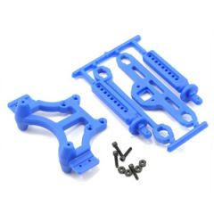 T/E-MAXX SHOCK TOWER & MOUNTS - BLUE