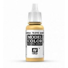 Vallejo 70916 Model Color 009 Sand Yellow 17ml