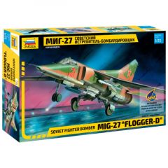 Plastic Kit Zvezda 1/72 Mig-27 Flogger D Soviet Fighter Bomber Z7228