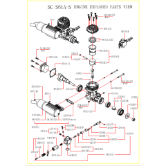 61863F SC61 Rear Needle Carb Body