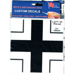 Becc German Iron Cross - precut LUFT02 75mm