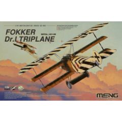 Meng Model 1/24 QS003 Fokker Dr.I Triplane
