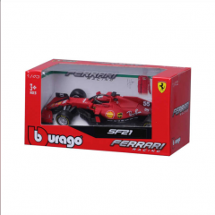 Burago 1:43 Ferrari Racing SF21 #55 Carlos Sainz