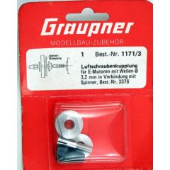Graupner Prop Adaptor - fits 3.2mm shaft