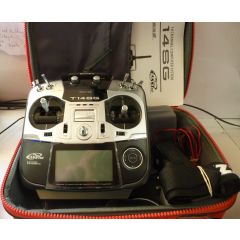 Futaba T14SG Transmitter with Tx battery Tx stand neckstrap charger and carry case - SECOND HAND