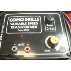 MFA/Como Drills 400D Variable Speed Transformer 9V