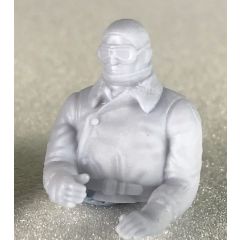 Microaces Unpainted 3D Printed Pilot - 1/24th Scale - Goggles on - Allied Forces