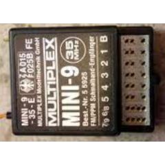 Multiplex Mini-9 35mhz receiver - SECOND HAND - BAGGED