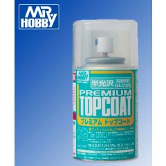 Mr Hobby Mr.Hobby Semi Gloss Premium Topcoat spray