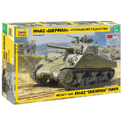 Zvezda M4A2 Sherman Tank kit