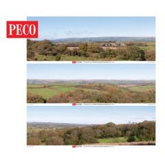 Peco SK-P04 Photographic Scenic Background - Countryside Landscape