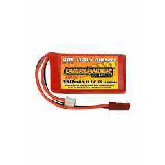 Overlander 350mAh 11.1V 3S 40C LiPo Battery