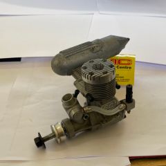 Second Hand engine Glow 2-stroke SC 40 Rear needle version with silencer (SHE)
