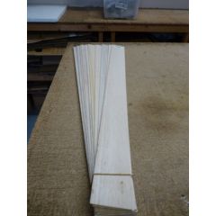 SMC Birmingham Balsa 1/8 x 3 x 36 inches - Pack of 10 - B grade as image - Good Quality