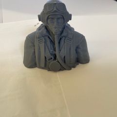 WWII 1/8 Scale Plot - Head and Shoulders