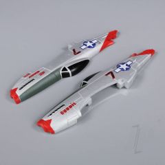 Fuselage Unglued (Painted) (P-51)