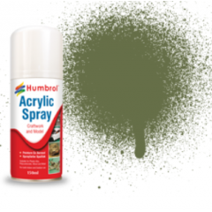 Humbrol Acrylic Spray - Brunswick Green (3)