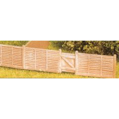 Wills SS44 Larch Lap Fencing incl Gates