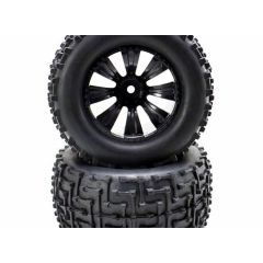 SST Racing Wheel And Tyre - Truck (Pair) 12mm Hex