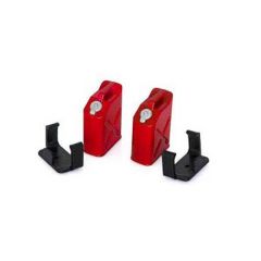 HobbyTech red Jerry Cans with Holders (2Pcs)