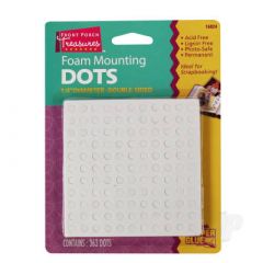 Foam Mounting Dots Double-Sided .25in Diameter (363 Dots)