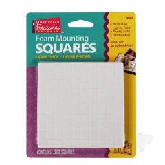 Foam Mounting Squares Double-Sided Extra Thick (200 Squares)