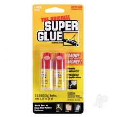 Super Glue Plastic Bottle 2-Pack (2x 0.10oz 3g)