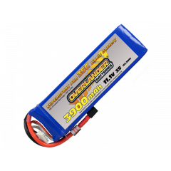 Overlander Supersport 3900mAh 3s 11.1v Lipo Batteries 35c with XT60 Connector (BAGGED SH)