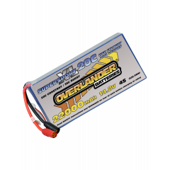 22000mAh 14.8V 4S 20C Supersport XL Lipo Battery