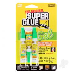 Super Glue Gel 3-Pack (3x 0.07oz 2g)