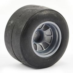 SWEEP 1/10 FORMULA1 REAR PRE-GLUED TYRES MEDIUM (PR)