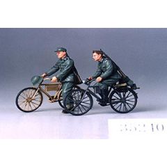 German Soldiers with Bicycles