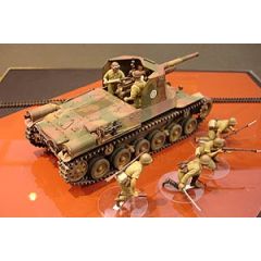 Type 1 Japanese Tank with 6 figures