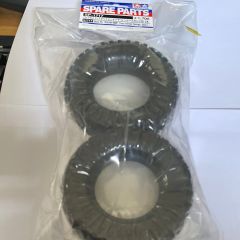 Tamiya Buggy Block Pin Rough Ride Tyres with inner Sponge - pair