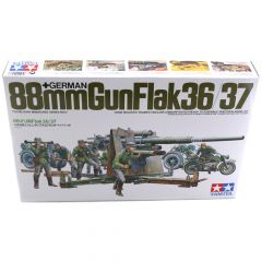 Tamiya 1/35 GERMAN 88MM GUN FLAK 36.37 KIT 35017