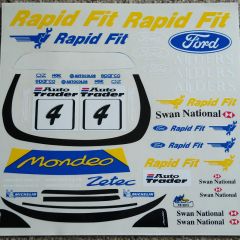 Trickbits - Ford Mondeo 99 Rapid Fit - decal sheet and window mask set