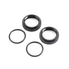 Shock Adjuster Nut w/O-ring AL Blk(2):5B5TMINI