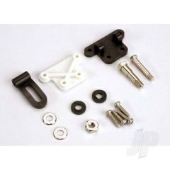 Trim adjustment bracket (inner) / trim adjustment bracket (outer) / trim adjustment lever / 3x16mm shoulder scre with 2.6x 10mm self-tapping screws (4pcs) / convex and concave trim lever washers / 4x21mm double shoulder scre with brass washers / nuts