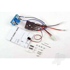 Rotary mechanical speed control with resistors