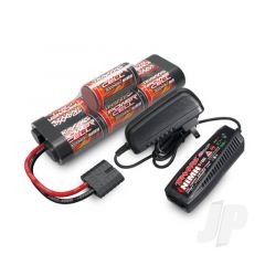 Completer Pack with 1x 2A AC NiMH Charger & 1x NiMH 8.4V 3000mAh Hump iD Battery