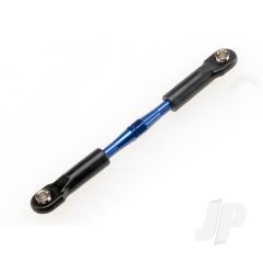 Turnbuckle aluminium (blue-anodized) camber link rear 49mm (1pc) (assembled with rod ends & hollow balls) (See part 3741A for complete camber link set)