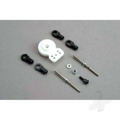 Servo saver / servo saver center link (2pcs) / rod ends / tie rods (44mm turnbuckles)