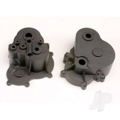 Gearbox halves (front& rear) / rubber access plug