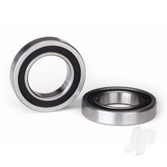 Ball bearing black rubber sealed (15x26x5mm) (2pcs)